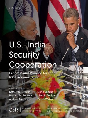 cover image of U.S.-India Security Cooperation